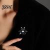 Versatile Enamel Brooch Craft Halloween Cartoon Black Cat Skeleton Shape