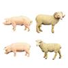 4 Pieces Realistic Animals Action Figure Model for Kids Pretend Toys