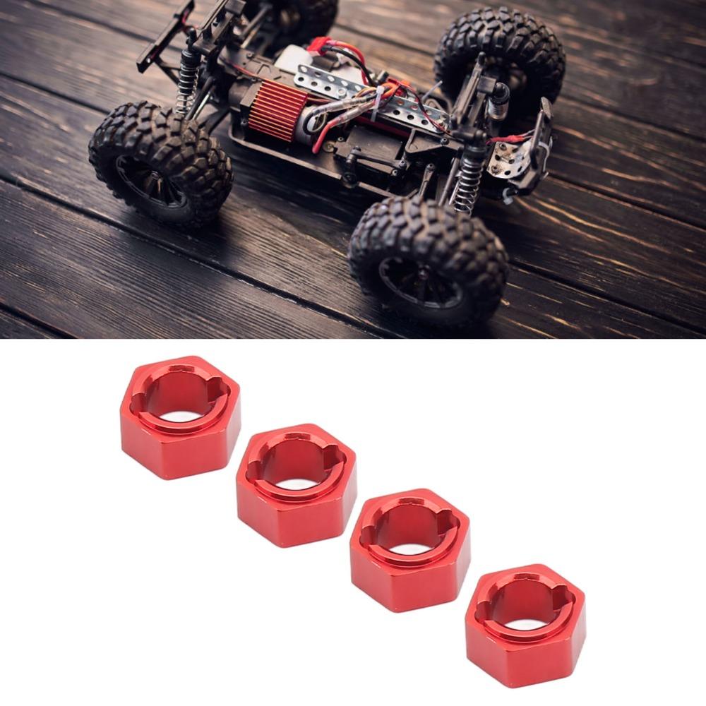 4Pcs Easy Installation RC Wheel Hex Drive Adapter for FMS FCX24 1/24 RC Car