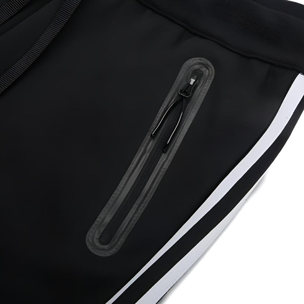 Adidas Id Kn Pt 3S Striped Comfortable Soft Knitted Sports Pants Women Pants Black DX8261