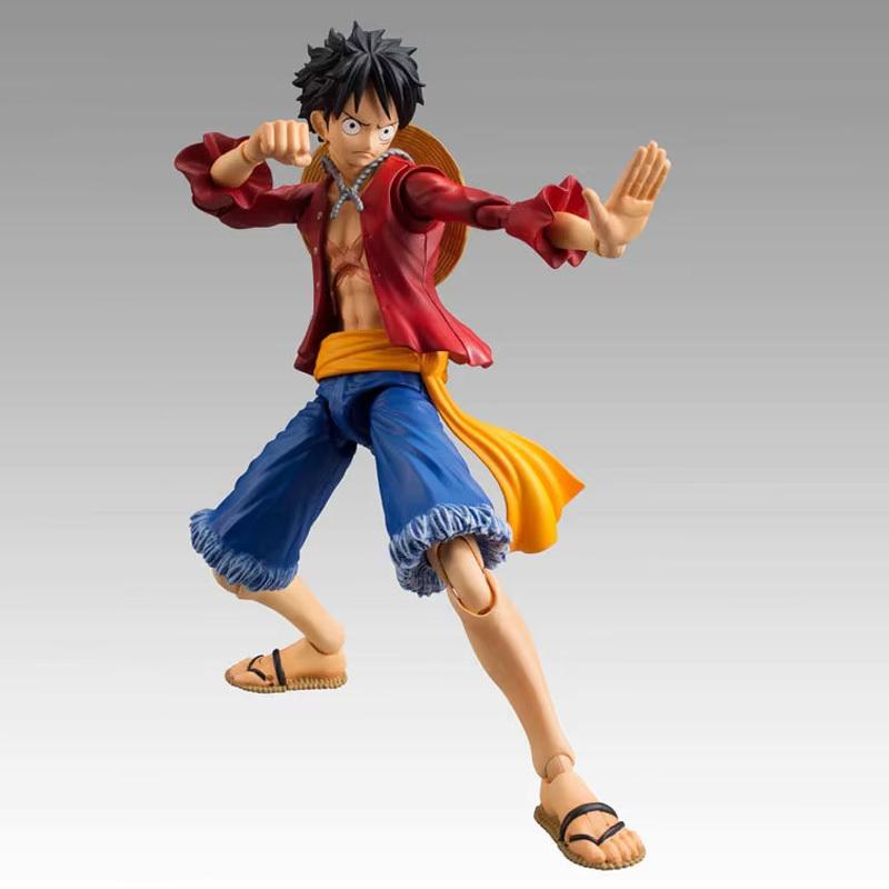 18cm Anime One Piece Monkey Luffy Zoro Portgas Ace Action Figure Articulated Joints Moveable Collection Model Toys Gifts D Poseable Scale Detailed