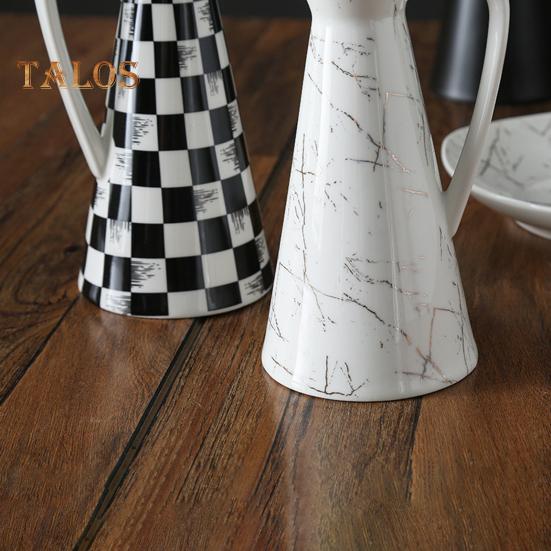 400/800ml Ceramic Oil Dispenser Bottle Dust-proof Design Handmade Ceramics Oil Can for Kitchen Cooking Olive Oil Soy Sauce Vinegar Cruet Storage Jar