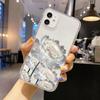 Flower Phone Case For iPhone 17 Pro Case iPhone 14 15 13 11 12 16 Pro Max Air 7 8 Plus XR SE Soft Silicone Transparent Cover
