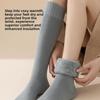 Thick-fabriced and Warm Calf Socks for Women, Made of Sheepskin, Suitable for Autumn and Winter. Half-length Socks. Warm Long Cotton Socks.