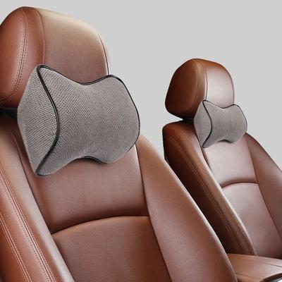 Cuscino per il Collo da Auto in Cotone e Lino Cuscino Poggiatesta in Memory Foam Cuscino Lombare Regolabile per Auto Cuscino per Auto Traspirante Supporto per la Testa