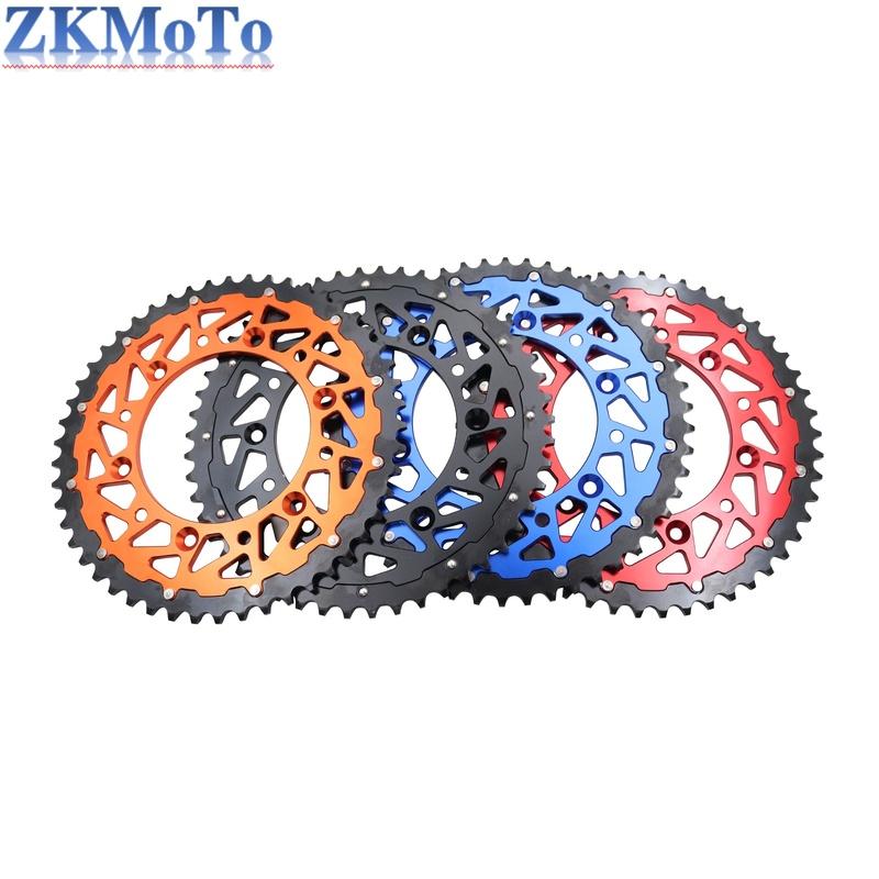 50T 52T Motorcycle Rear Chain Sprocket For KTM EXC EXCF SX SXF XC XCF XCW XCFW SMR 125 150 200 250 300 350 400 450 520 525 530