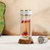 YATAI Portable Double Wall Glass Tea Infuser Bottle