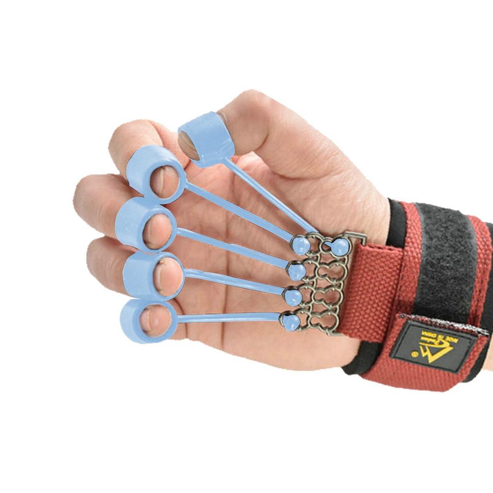Finger Strength Trainer 5Pcs Elastic Silicone Finger Exerciser & Hand Strengthener Finger Stretcher Hand Grip Strengthener For
