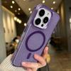 Bling Glitter For Magsafe Wireless Charge Magnetic Case for iPhone 16e 15 14 Plus 13 12 11 Pro Max XR Clear Acrylic Cover