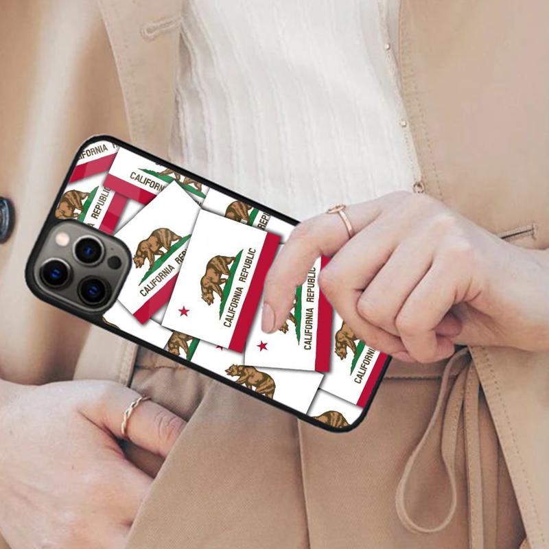 California Flag Magnetic Phone Case For APPLE iPhone 17 Air 16 14 13 12 Pro Max 15 Plus Wireless Charge With MagSafe Cover