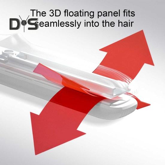 Mini ferro arricciacapelli a doppio scopo 2 in 1, ferro arricciacapelli, piastra per capelli, riscaldamento rapido, portatile, da viaggio, per donne, capelli corti e lunghi.