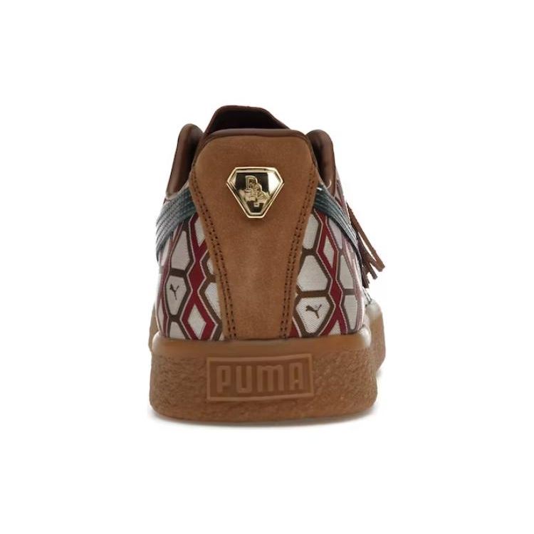 Puma Dapper Dan x Clyde Vintage Pre-Game Runway - Brown Unisex Sneakers Friar-Brown 388170-01