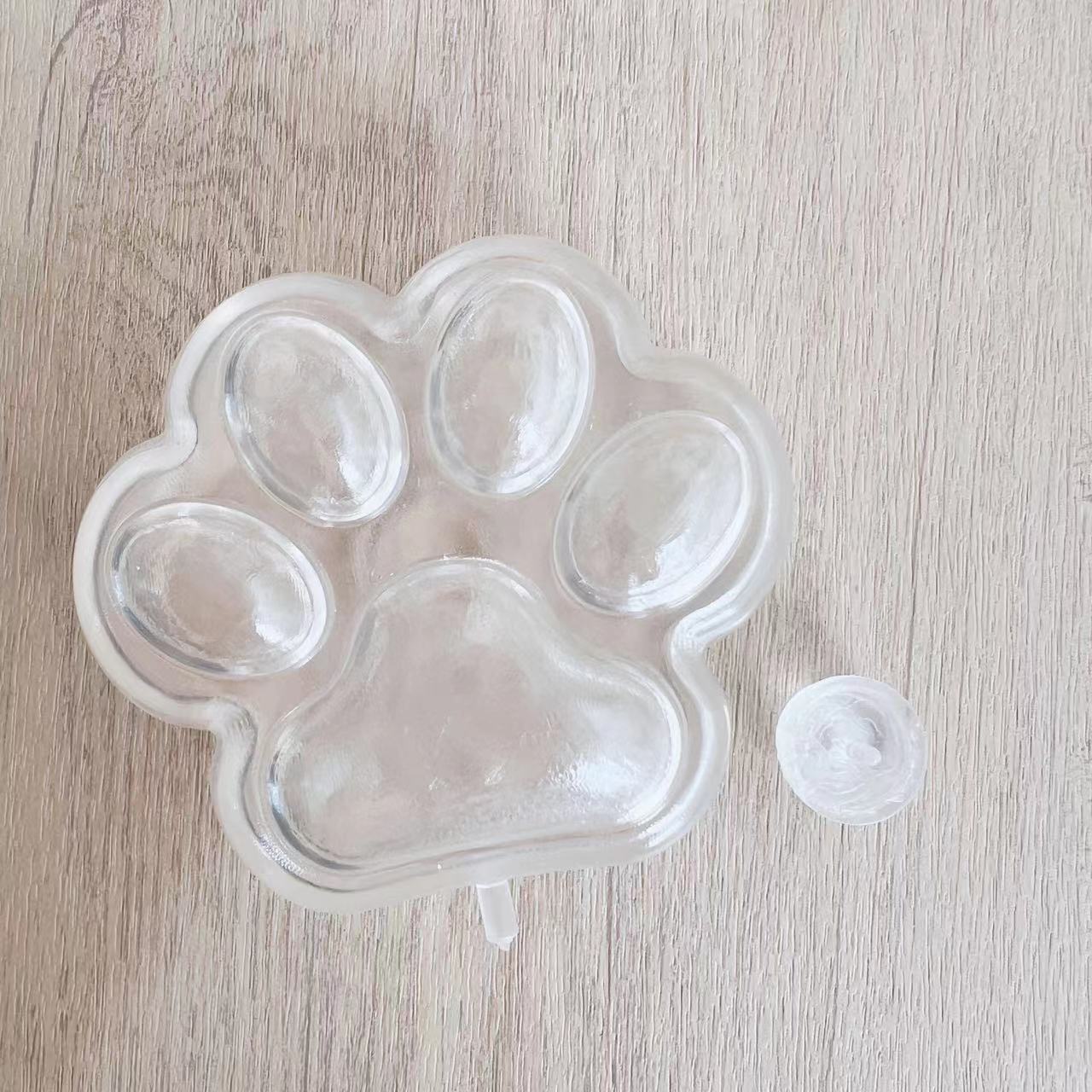 

Building Transparent Cat Paw Hollow Sphere Shells, DIY Handmade Ball Materials, Block Fillers Toy Components