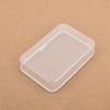 Mini-Kunststoffbox Rechteckig Durchscheinend Verpackungsbox Staubdicht Langlebig Ausweis Teile Aufbewahrungsbox