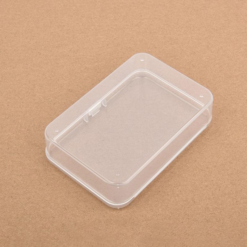 Mini-Kunststoffbox Rechteckig Durchscheinend Verpackungsbox Staubdicht Langlebig Ausweis Teile Aufbewahrungsbox