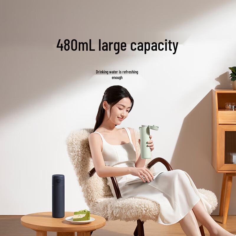 Xiaomi Mijia Pop-Up Lid Insulated Thermos Bottle
