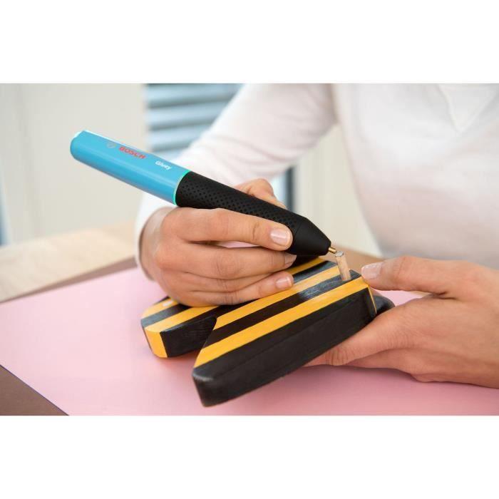 Pistolet à colle sans fil Bosch - Gluey - Edition Lagoon Blue