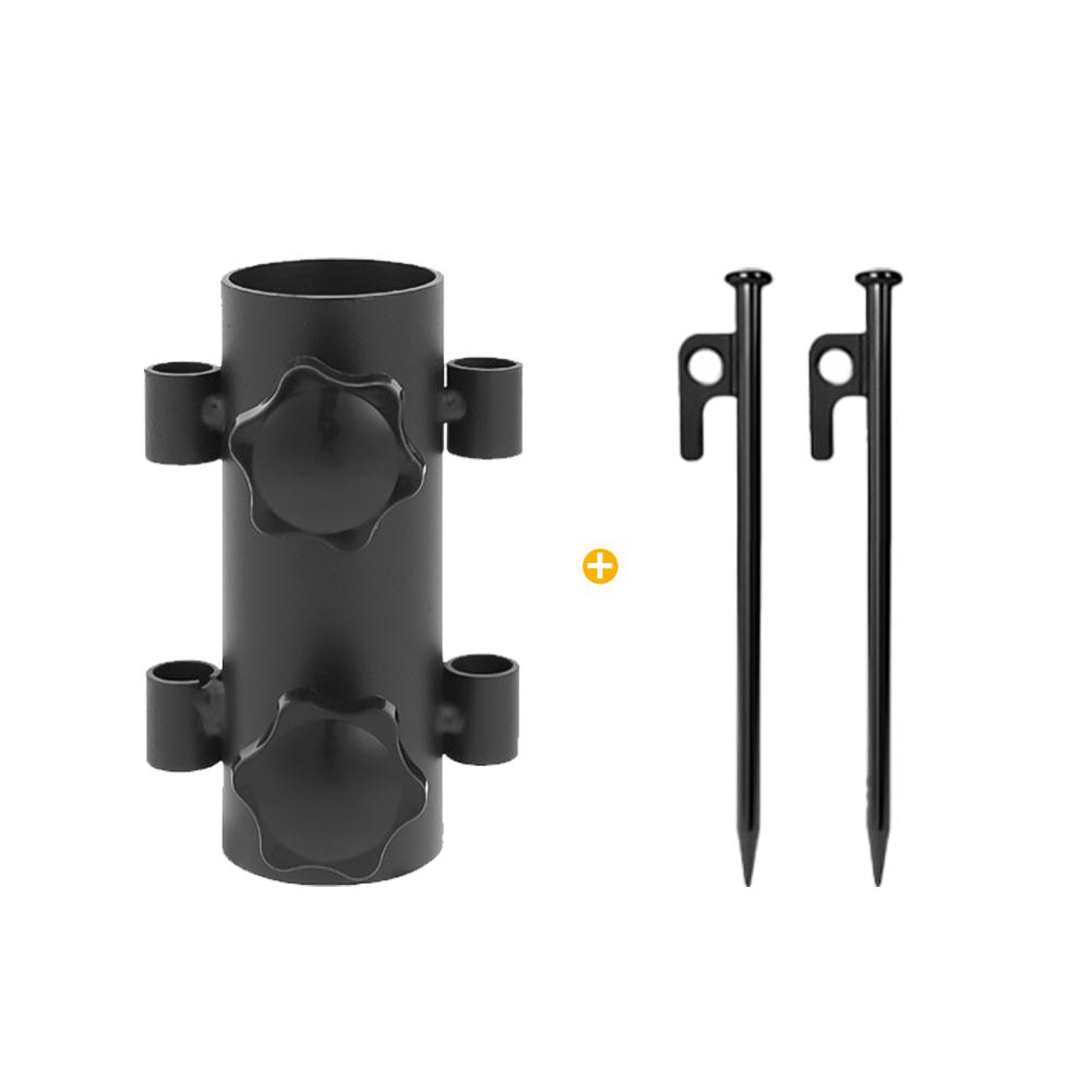 

Кемпінговий Якір Аксесуар для Намету Відкритий Кілок для Землі Відкритий Кемпінговий Якір для Стійки Навісу Піший Монтаж 1pc Holder + 2pcs Ground nails