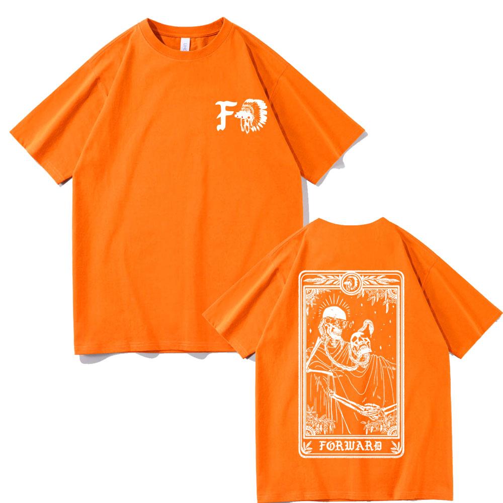 Forward Observations Group Skelett Grafik T-Shirt Herren Rock Oversized T-Shirts Unisex Mode Streetwear Unisex Damen Gothic T-Shirt