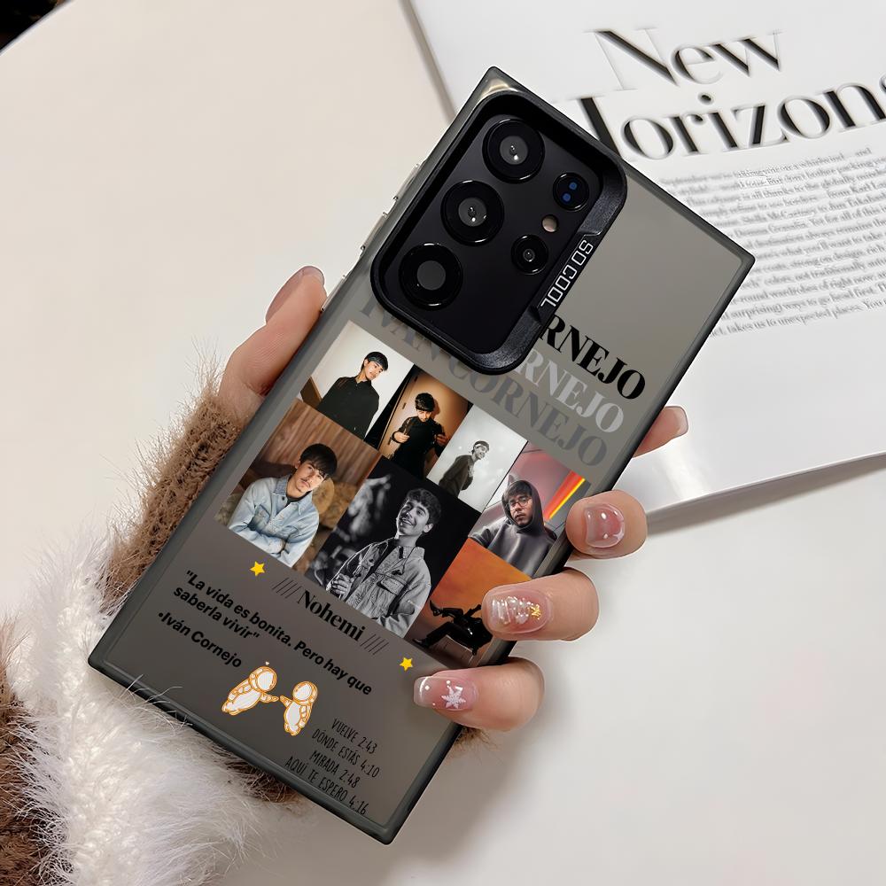I-Ivan Cornejo Singer Phone Case For Samsung Galaxy S25 Edge S24 S23 S22 S21 S20 Ultra Funda Silicone Silver Cover