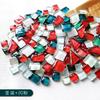 100g Diy Mix Color Glitter Glass Mosaic Stones Mosaic Tiles Glass Pebbles Crafts Material Puzzle For Diy Mosaic Making  Arte