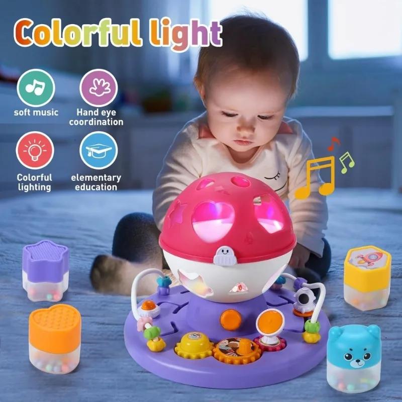 Baby Toys For 12 18 Monthsbaby Light Up Toys With Musicmontessori Toys Sensory Shape Sorter Stem Toys For 1 2 Year Old