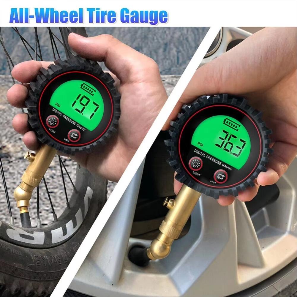 3-255PSI Digital Tire Pressure Gauge Professional Meter Accessories  For Car Truck Motorcycle
