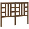 Solid Wood Bed Gray 200 x 200 cm