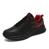 Fashion Thick Soled Black Running Shoes Men Waterproof Athletic Sneakers Men Wear-resistant Non Slip Walking Sport Shoes Comfortable Men