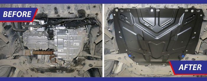 J&J AUTOMOTIVE | Protection Sous Moteur Acier Pour Ford Focus 2 2005-2011