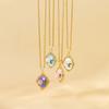Cross-border New French-style Vintage Faux-pearl Oil-drop Pendant Light-luxury Enamel High-end Painted Flower Art Copper Bamboo