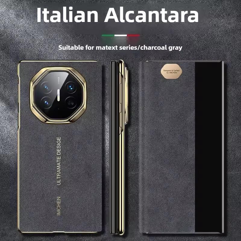 

For Huawei Mate XTs Case Alcantara suede Phone case folding screen suede business all-inclusive Smart Case for Huawei Mate XT Huawei Mate XT Ultimate