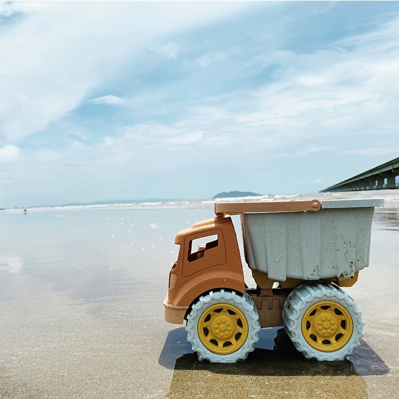 1pc Kids Dump Truck Toy  Pull Back Tiltable Bucket,Durable Plastic Construction Vehicle for Beach,Snow,Sand Play Educational Engineering Car