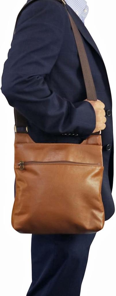 Toyooka Kobo Waschbare Umhängetasche für Damen und Herren, Echtes Leder, Crossbody, Hergestellt in Japan, Braun, 4158-06