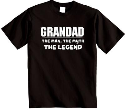 T-shirt Papy le Mythe la Légende - Drôle cadeau de Noël papa blague grand-père pop