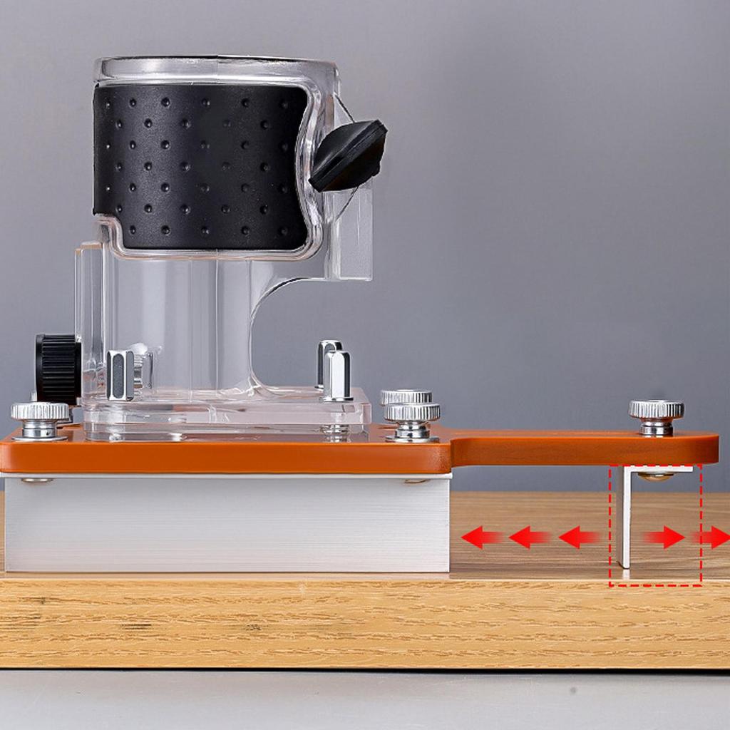 Fräservorlagen Ergonomische Holzbearbeitungs-Fräsvorlagen Verstellbares Brett Bogenfräswerkzeug Führung für Schreiner Handwerksbegeisterte