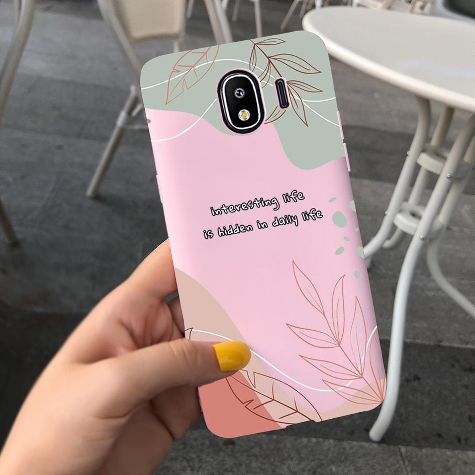 For Samsung Galaxy J4 J6 2018 EU Case SM-J400F J600F Lovely Cartoon Protective Skin Cover For Samsung J4 2018 J 4 J 6 Soft Coque