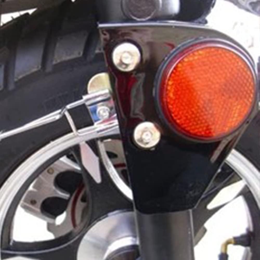 Reflector Motorcycle Round Reflector Car Reflector Bike Bicycle Rear Bumper Side Marker Lamp Auxiliary