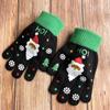 Men/Women Christmas Santa Gloves Thicken Touch Screen Winter Full Finger Mittens