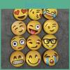 Round Face 12pcs Polystyrene Smile Fridge Magnets Adorable Decorative Magnets For Kitchen Office Whiteboard Locker Cabinet