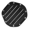 Differentialdeckel H50720016 Vorder- und Hinterachs-Differentialdeckel aus poliertem Aluminium für Ford F-100 Dana 44, schwarz