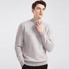 Shanshan Men's 30% Cashmere Blend Round Neck Ribbed Sweater