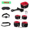 BDSM Bondage Set Sex Product Erotic Toys For Adults Games Plush Leather Handcuffs Nipple Clamps Gag Whip Rope Anal Plug