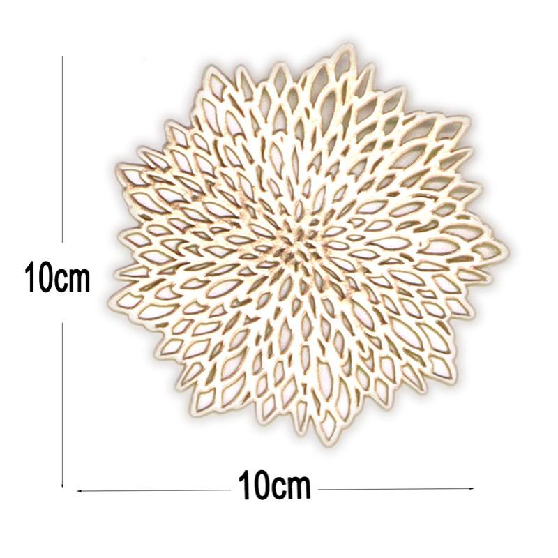 

Подставки под тарелки Подставки под стаканы Круглые Моющиеся Виниловые Настольные коврики Для Рождества Дня Благодарения Обеденного стола Вечеринки Домашнего декора GD1