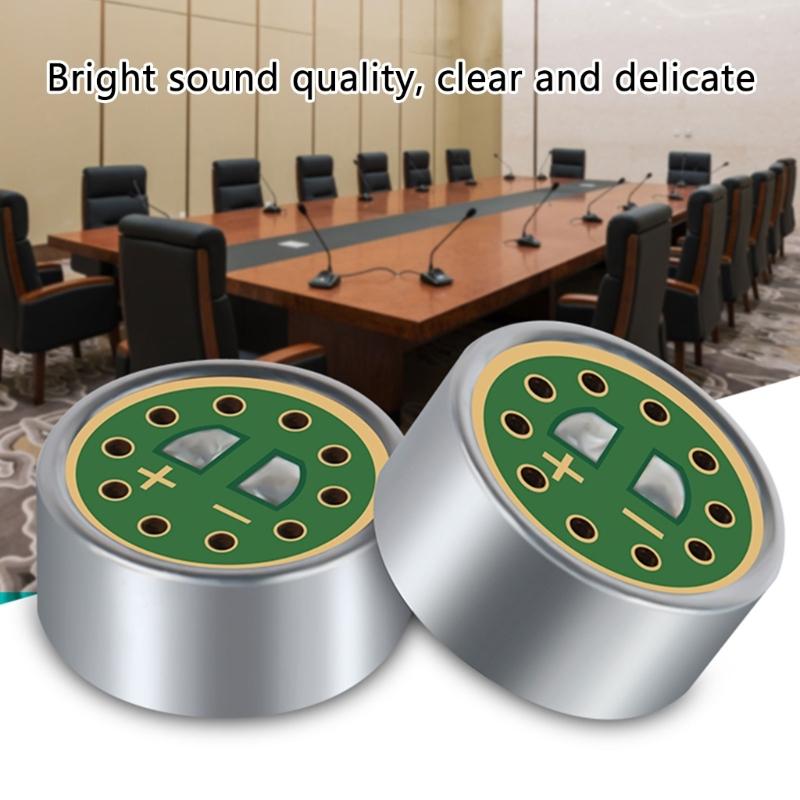 Conference Electret Condenser Microphone Pickup Unidirectional Condenser Microphone Cores for Clear Sound Capture