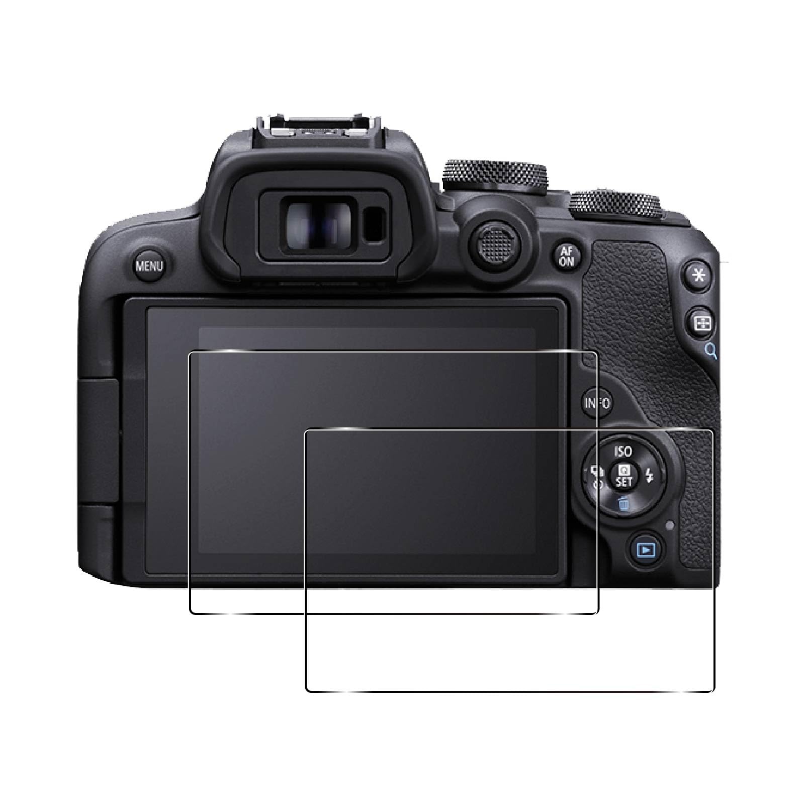 

Сумісний з Canon EOS R10 Зроблено в Японії з загартованим склом Asahi Захисна плівка для екрана для Canon EOS 9H Високий і Високий Світло [Набір 2] Плівка,