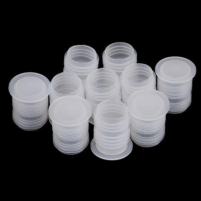 10Pcs Plastic Bottle Cap Red Wine Seal Cap Inside The Salt Bottle Transparent Nut Hole Dust Plug Easy To Pull The Cap