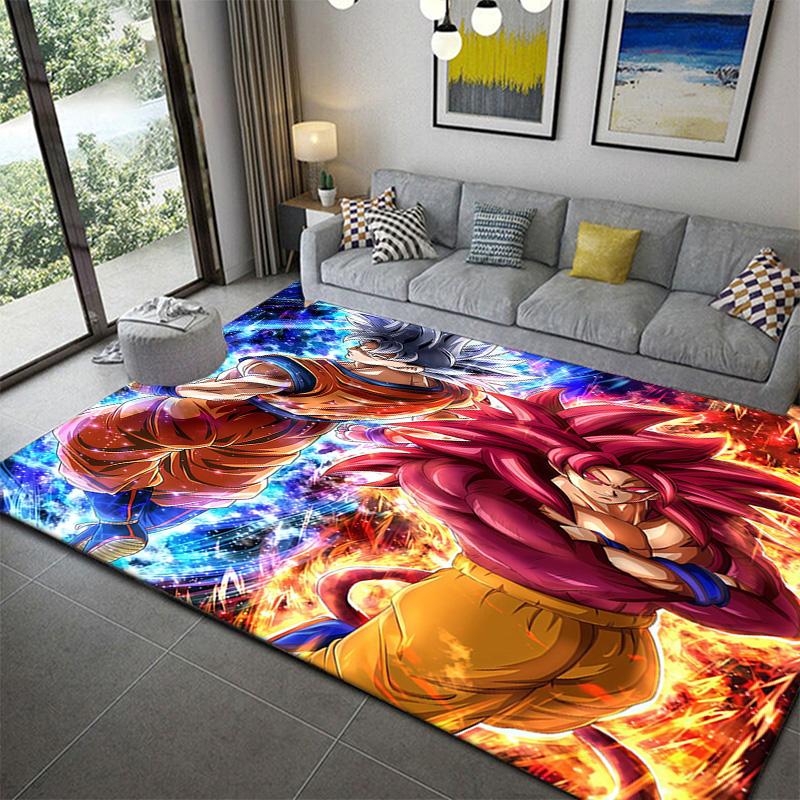 Dragon Ball Capsule Corp Logo Printed Carpetanime soft washable cartoon floor carpet 60x90cm