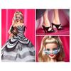 Barbie 65th Anniversary Blonde Dress-up Doll with House Signature Black Doll for Ages 6+ HRM58
