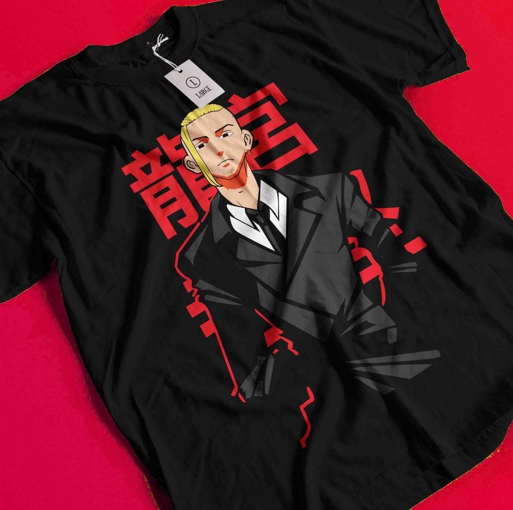 

Tokyo Revengers T-Shirt Manjiro Sano Shirt Takemichi Hanagaki Tshirt Ken Hakkai BB1702 XL
